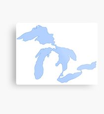 The Great Lakes Metal Print