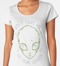 The Flash (Cisco's shirt) - Don't Take Me To Your Leader Women's Premium T-Shirt