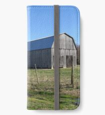 Back road barns iPhone Wallet/Case/Skin