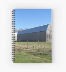 Back road barns Spiral Notebook