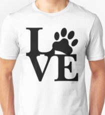 LOVE DOG PAW Unisex T-Shirt