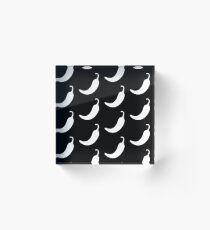 Chilli (white) Acrylic Block