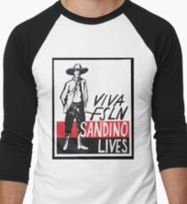 Sandino Lives! Men's Baseball ¾ T-Shirt