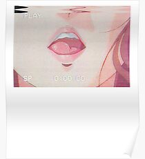 Retro Anime Sad Girl T-Shirt Poster