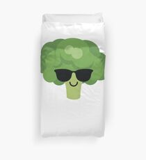 Broccoli Emoji Duvet Cover