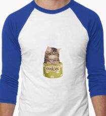 Funny Kitten Men's Baseball ¾ T-Shirt
