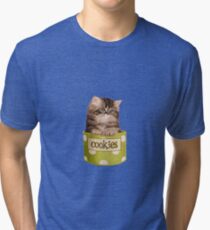 Funny Kitten Tri-blend T-Shirt