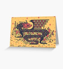 Little Dragon Boi Greeting Card