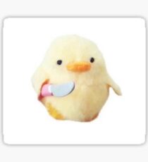 Duck Knife Sticker