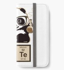 Chemie Panda entdeckt süß iPhone Flip-Case/Hülle/Klebefolie