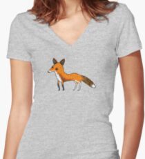 Fox Women's Fitted V-Neck T-Shirt