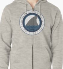save our sharks Zipped Hoodie