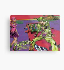 Lienzo metálico JOJOLION- ¡Conoce a los Higashikatas!