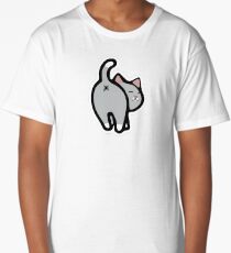 Bitmoji Cat Butt Shirt Long T-Shirt