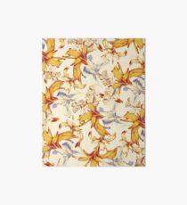 Irisses & Coriander Pattern Art Board