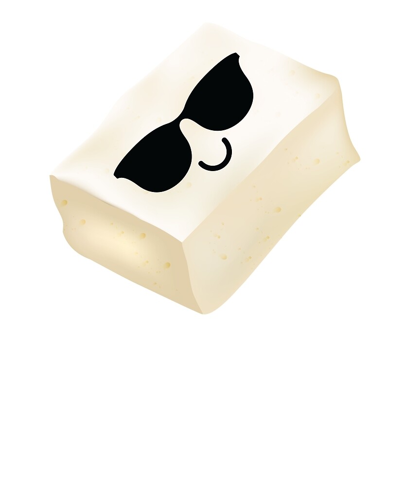 "Tofu Emoji " by HippoEmo Redbubble