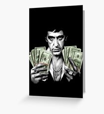 scarface Greeting Card