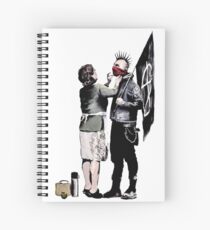 Banksy - Anarchist And Mother Spiral Notebook