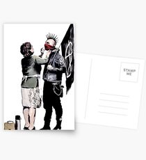 Banksy - Anarchist und Mutter Postkarten