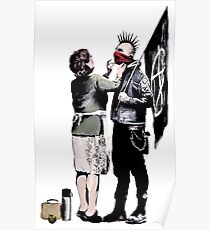 Banksy - Anarchist und Mutter Poster