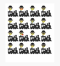 Train Emoji Photographic Print