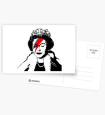Banksy - "space queen" Postcards