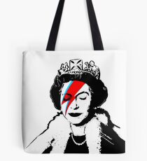 Banksy - "space queen" Tote Bag