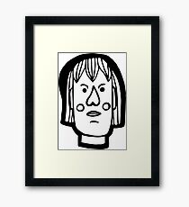Angry person Framed Print