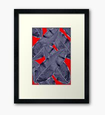 minimal leaf Framed Print
