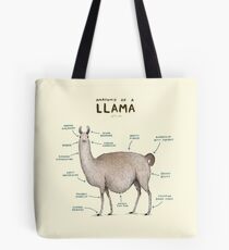 Anatomy of a Llama Tote Bag