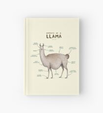 Anatomie eines Llama Notizbuch