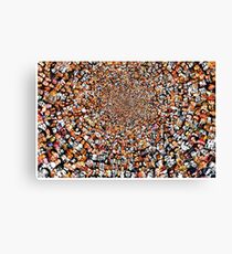"Breaking Bad" Edition of "The Work" 3200 Faces Collage. Canvas Print