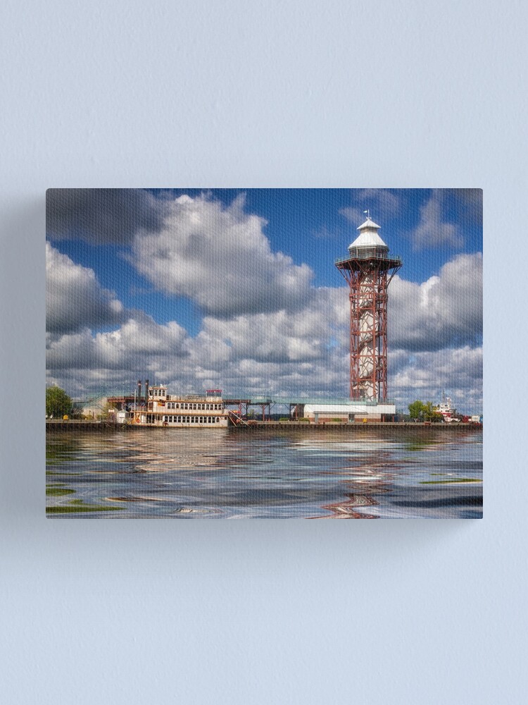"Dobbins Landing Bicentennial Tower Erie, PA" Canvas Print by