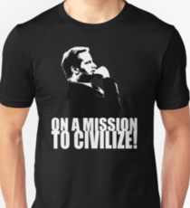 Camiseta unisex ¡En Misiones para Civilizar!