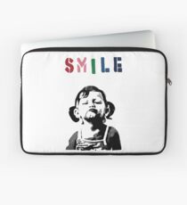 Banksy - SMILE Laptop Sleeve