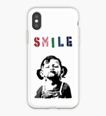 Banksy - SMILE iPhone Case