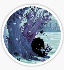 Pegatina Un lugar tranquilo de té