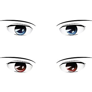 Male Eye Clipart Vector, Male Cartoon Eye Reference Material, Cartoon Eyes,  Quadratic Eye, Anime Eyes PNG Image For Free Download