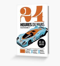 24 hours of Le Mans Greeting Card