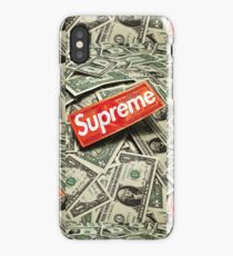 Supreme Cash Money iPhone Case