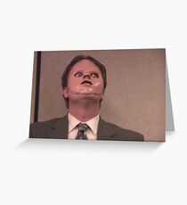 Dwight CPR Mask Greeting Card