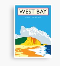 West Bay, Dorset Canvas Print