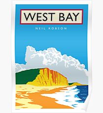 West Bay, Dorset Poster