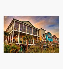 River City Cafe from the Beach Photographic Print
