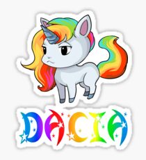 Dacia Unicorn Sticker