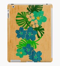 Vinilo o funda para iPad Limahuli Garden Faux Wood - Tabla de surf hawaiana - verde azulado y lima