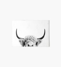 Peeking Cow Art Board