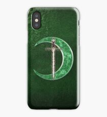 Green Celtic Moon iPhone Case