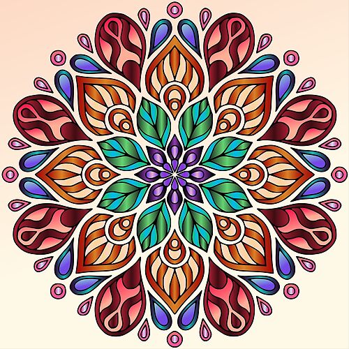 Pattern Mandalas 206 (Style:24)