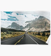 skating the icefields parkway Poster